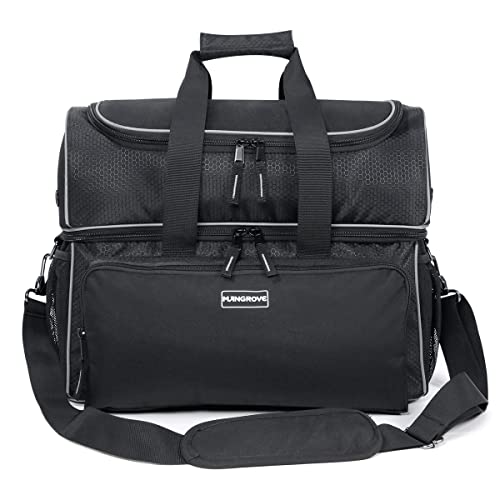 Mangrove 2 Ball Bowling Bag - Double Bowling Ball Bag with Dual Padded Holder & Mutiple Pockets - Fits Shoes Up to Mens Size 16 and Accessories - Image 1
