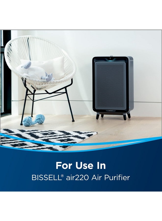 Bissell BISSELL air220 Air Purifier Replacement HEPA + Pre-Filter and Activated Carbon Filter Pack, 3315, Black - Image 4