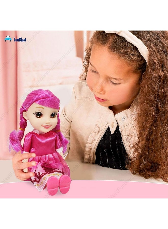 FunBlast Beautiful Doll Set with Musical Magic Wand, Girl Doll with Lighting & Music Wand for Kids, Musical Wand for Kids, Realistic Doll Toys for Girls - Color & Design of Wand May Vary - Image 5