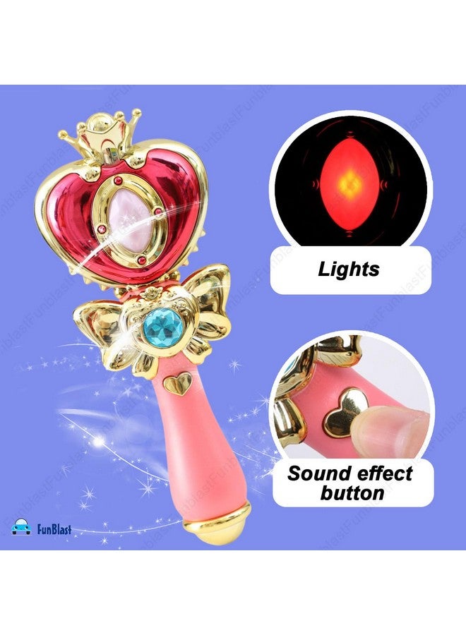 FunBlast Beautiful Doll Set with Musical Magic Wand, Girl Doll with Lighting & Music Wand for Kids, Musical Wand for Kids, Realistic Doll Toys for Girls - Color & Design of Wand May Vary - Image 4