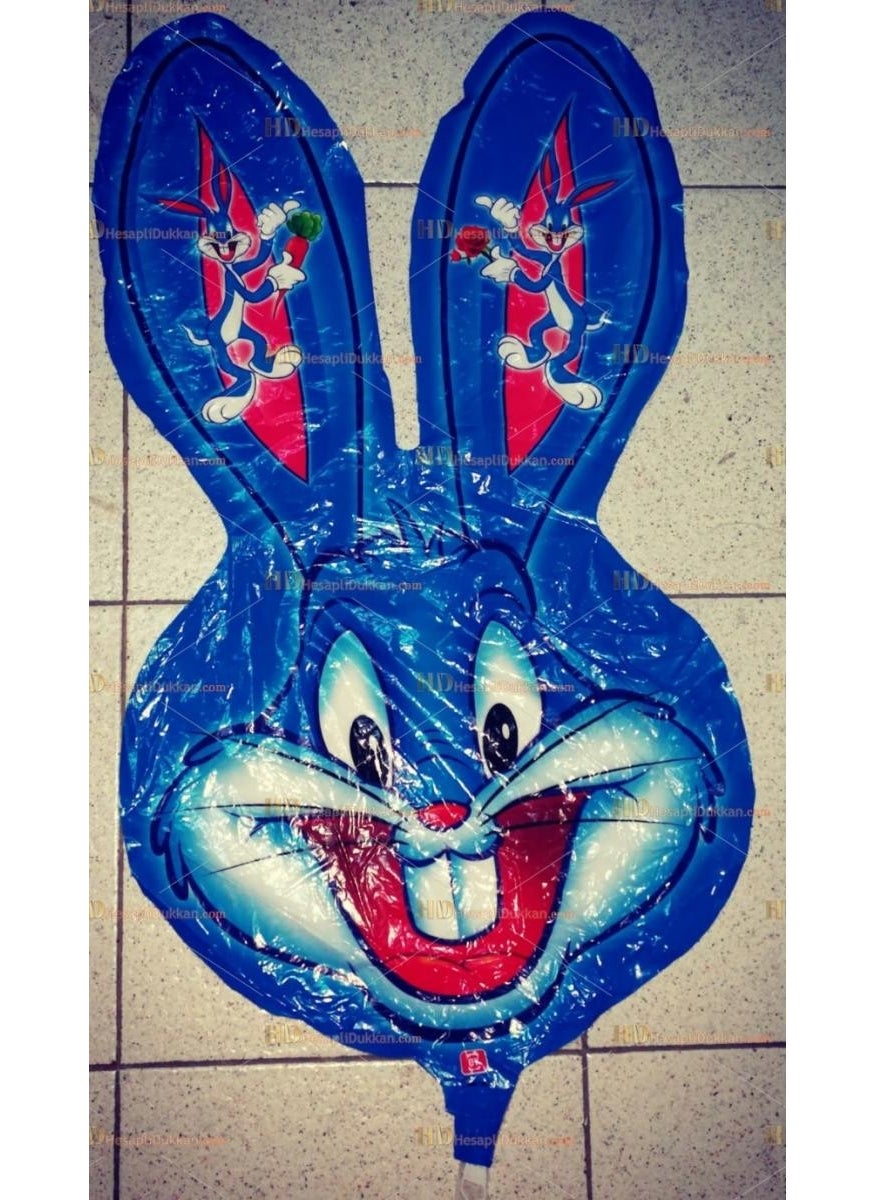 Toys Foil Balloon Blue Rabbit 