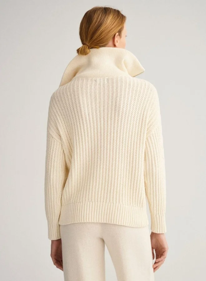 GANT Gant Cable Half-Zip Sweater