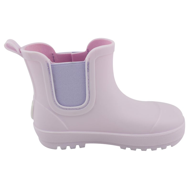 Bearpaw أحذية مطرية من بيارب paw للأطفال والرضع تشيلسي، مطرية من المطاط المقاوم للماء، أحذية خفيفة للأطفال للبنات/الأولاد للمشي في الحدائق الموحلة/التنزه - بنفسجي، مقاس 2 - Image 5