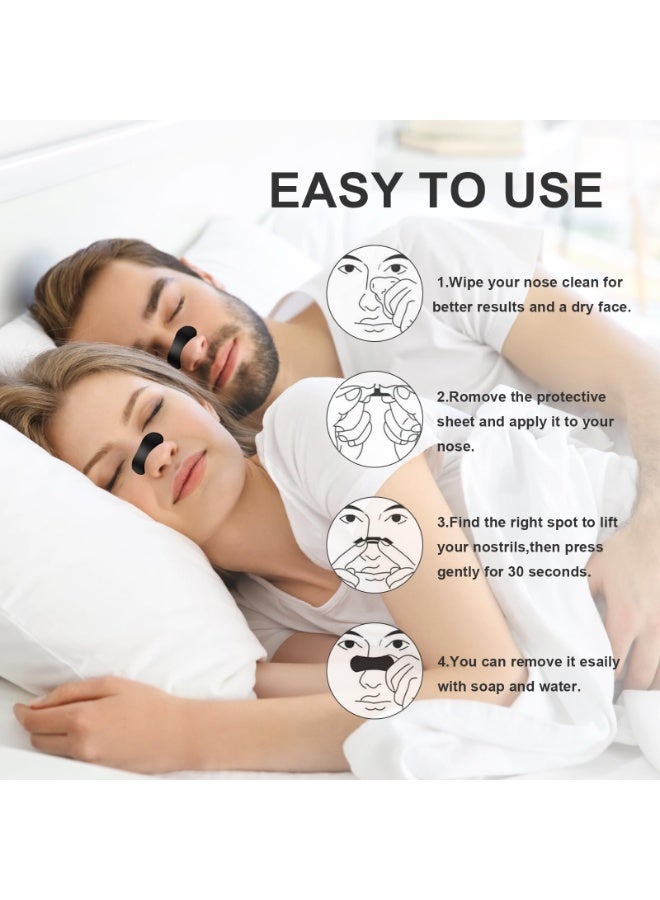 شرائط أنف للتنفس، مقاومة للزيت والعرق، للأداء الرياضي والنوم، توسيع فوري للممرات الأنفسية، لطيفة وآمنة للحساسية عبوة 30 قطعة - Image 5