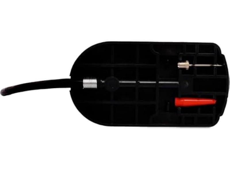 Innovative foot-operated air pump, easy to carry, lightweight, high pressure with additional pressure gauge (no counter) for motorcycles, cars, bicycles, footballs, balloons, and scooters (multi-colored) - Image 5