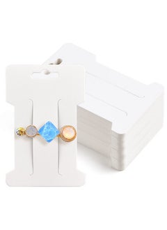 Coopay 150 Pieces Hair Clip Display Cards Hair Bow Display Holder Rectangle Hair Barrettes Jewelry Hair Accessories Display And Organizing White Paper Cards 41/4 X 23/4 Inches  - Image 1