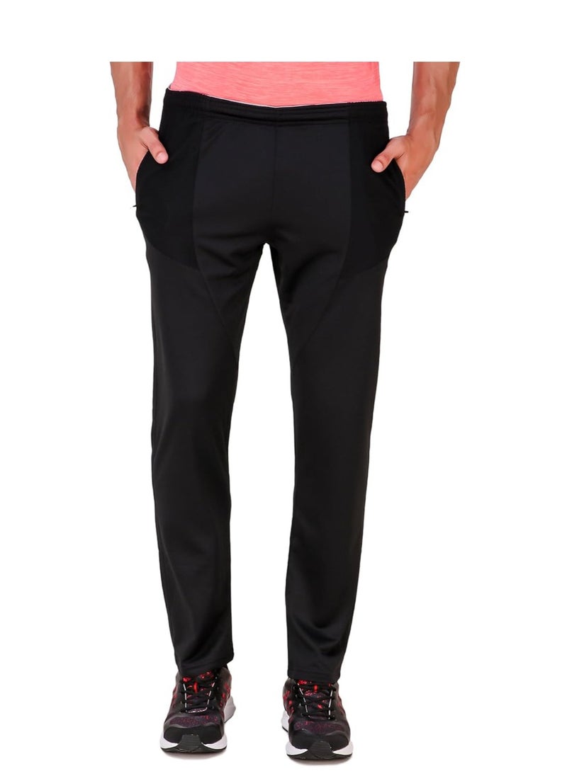 Nivia Euro-3 Knitted Track Pant | Size: Extra Large | For Men & Boys | Material: Football Dimple Knit | Stretchable Fabric | Reflective Zipper | Regular Fit	3  - Image 5