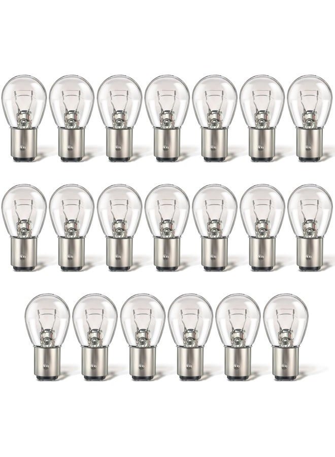 Meonum 20 Pack 1157 Bulbs, Long Life 1157 Light Bulb Replacement, 12V 21W/5W Tail Light Turn Signal Brake Light Bulb Bulk Compatible with 7528 2357 2057 1016 1034 1076 for Marker Tail Running Parking - Image 1