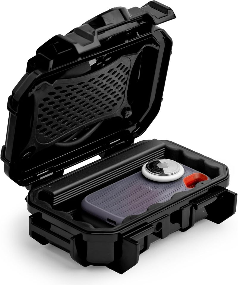 EVERGREEN 52 Waterproof Dry Box Protective Case - Travel Safe/Mil Spec/USA Made - for Cameras, Camping, Fishing, Hiking, Traveling, Water Sports, Knives, Survival (Black) - Image 1