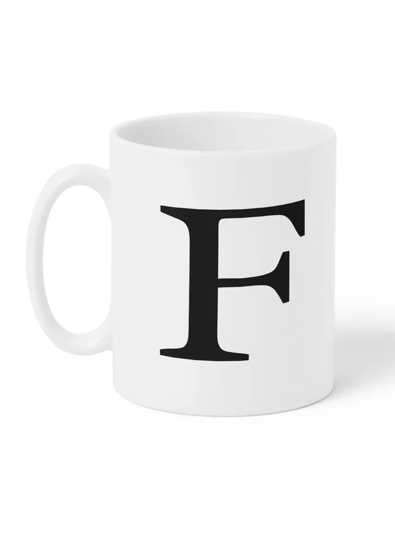 لوحة كوب سيراميك  أونصة بتصميم حرف  على الجانبين