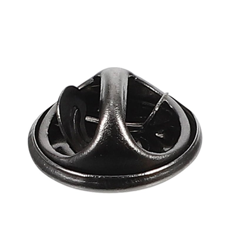 120 Pcs Gunmetal Copper Butterfly Clutch Pins 10mm Flat Head Needle for Jewelry Crafting - Image 4
