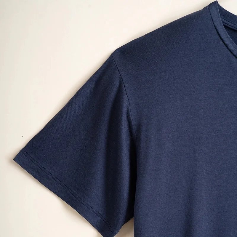 Penelope Women's Short Sleeve T-Shirt M Navy Blue - Baily Collection