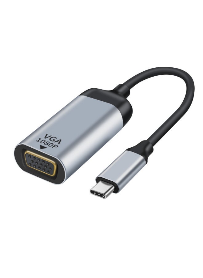 Type-c To Hdtv Adapter For 4k60hz Hd Video Transmission Vga/mdp/gb/mdp Screen Projection High-definition Digital Converter-Color:Generation C Revolution VGA Female Short Line - Image 1