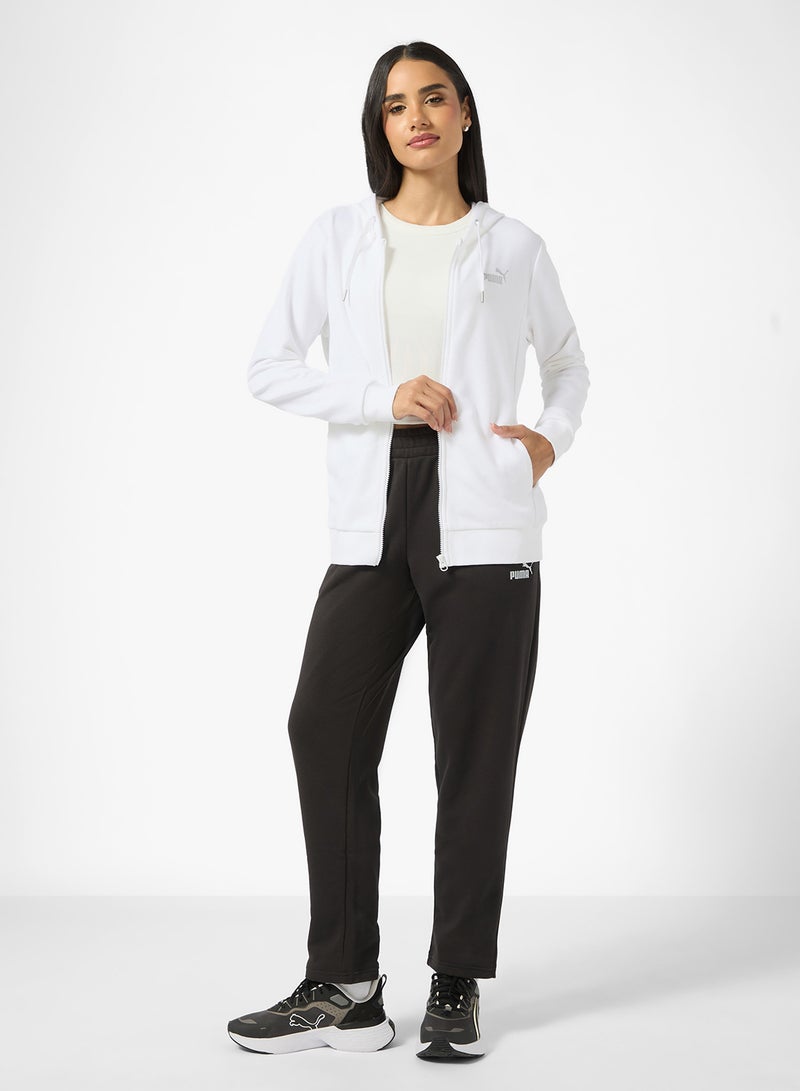 PUMA Metallic Hooded Tracksuit - Image 1