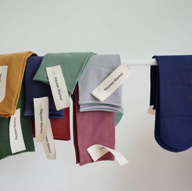 Nayean Korean Candy Color Stacking Socks, Combed Cotton, Rolled Edge, Thin - Image 4
