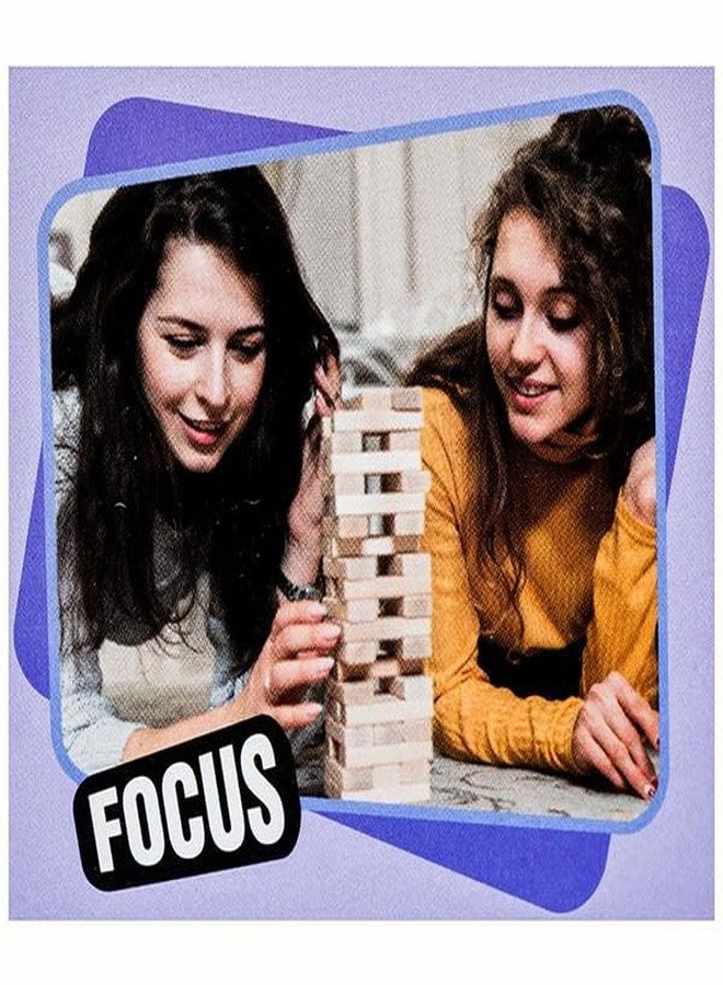 Lefan Classic Wooden Tumble Tower Game, Hardwood Blocks, Stacking Tumbling Tower Games for Kids Ages 4+ | Surprise Indoor Games | Hardwood Blocks | Tumble Tower Game 48 - Image 5