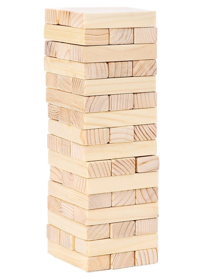 Lefan Classic Wooden Tumble Tower Game, Hardwood Blocks, Stacking Tumbling Tower Games for Kids Ages 4+ | Surprise Indoor Games | Hardwood Blocks | Tumble Tower Game 48 - Image 3
