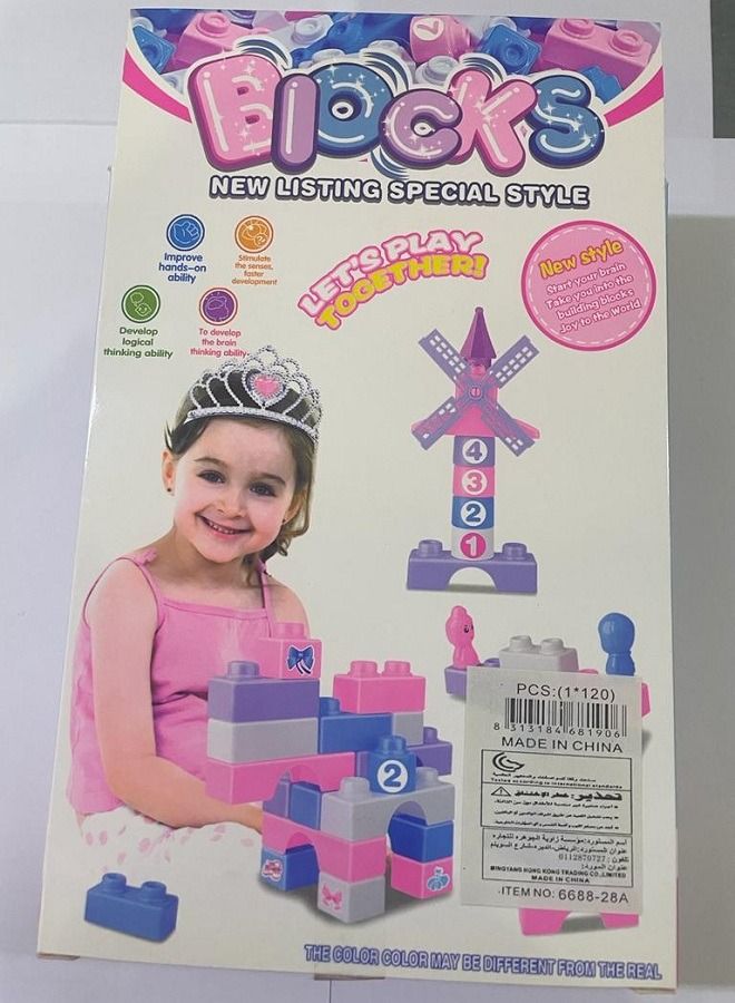Colorful plastic building block game for kids - Image 3