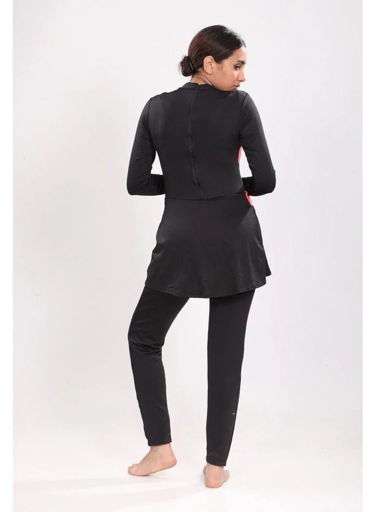 مايوه اسباندكس ليكرا ,اسود * بينك حريمي - Image 2