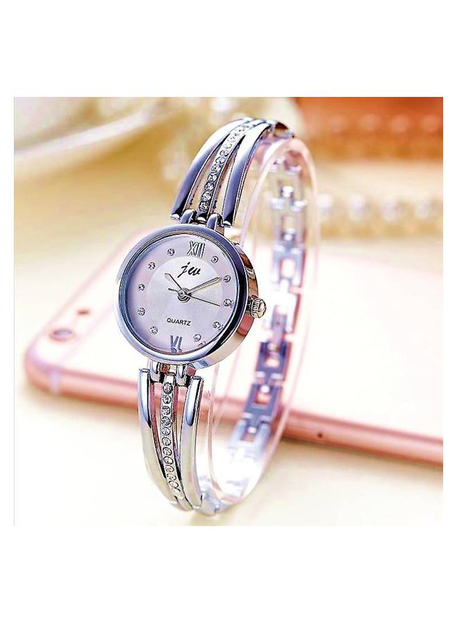 JW Women Stainless Steel Bracelet Quartz Wrist Watch - Image 5