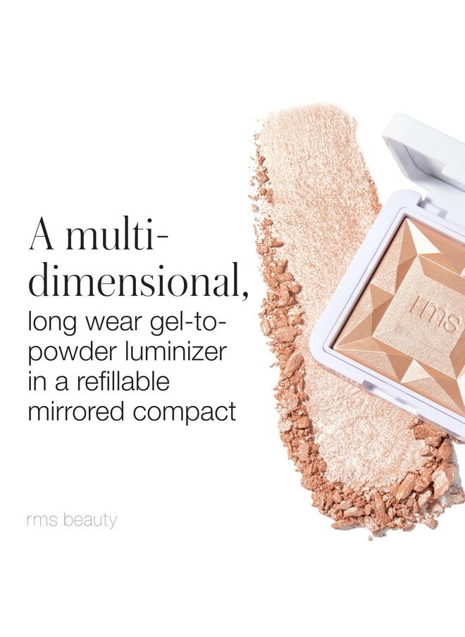 RMS Beauty - RMS Beauty ReDimension Hydra Dew Luminizer - Highlighter Makeup, Talc Free Powder & Gel Cream Highlighter, Body Shimmer Face Highlighters & Luminizers - Image 1