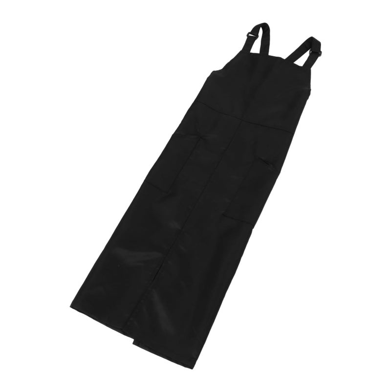 Barber Apron Hairdressing Cape For Men Women Easy To Clean Salon Professional Styling Black - Image 2