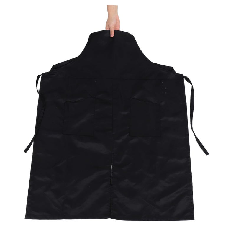 Barber Apron Hairdressing Cape For Men Women Easy To Clean Salon Professional Styling Black - Image 5