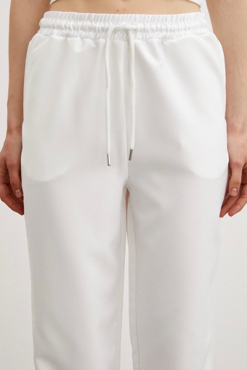 Never More Lycra Sweatpants White - Image 5