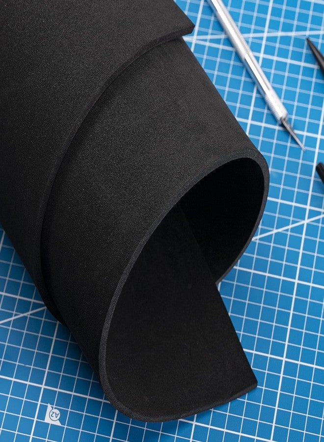 MEARCOOH Black Foam Sheets Roll, Premium Cosplay EVA Foam Sheet,2mm Thick,(2mm to 10mm),49x13.5,High Density 86kg/m3 for Cosplay Costume, Crafts, DIY Projects by - Image 3