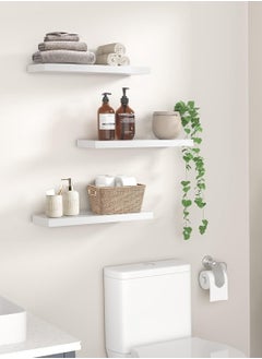 co arma A set of 3 easy-to-install hanging wall shelves, 25,40,60 cm  - Image 2