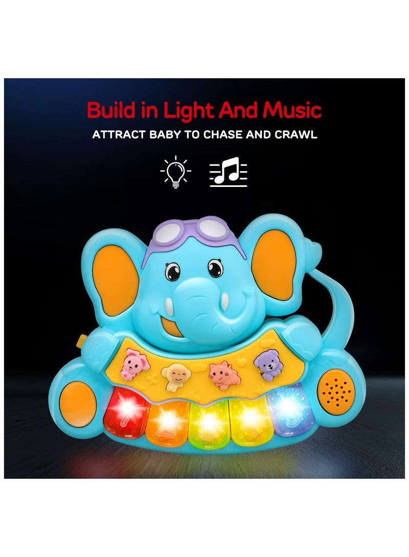 بيوينتي Life Baby Piano Toys 6 to 12 Months, Musical Toys for Baby 0 6 9 12 18 Months, Early Learning Educational Piano Keyboard Infant Toys for 1 Year Old Boys Girls Birthday Xmas Gifts - Image 4
