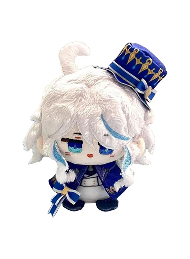 general Small Size Genshin Impact Nendoroid Plush Doll - Furina Plush Toy (4 inch), Keychain Anime Nendoroid Game Fan Soft Plush Gift - Image 1