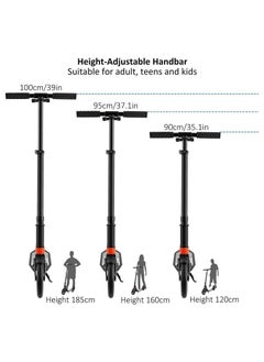 Cool Baby Dual Suspension Hight Adjustable Urban Scooter Folding Kick Scooter with Big Wheels for Teens Kids Age 12 Up  - Image 2