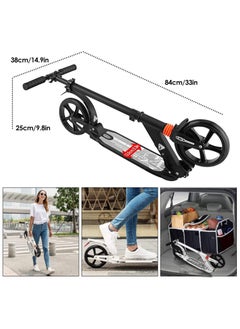 Cool Baby Dual Suspension Hight Adjustable Urban Scooter Folding Kick Scooter with Big Wheels for Teens Kids Age 12 Up  - Image 3