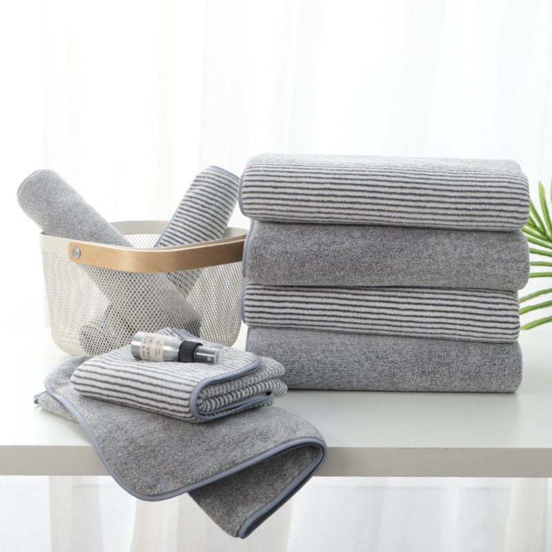 Home Decorative Beach Towel - 100% Cotton Absorbent Bath Towel - Various Colors Available - Image 3