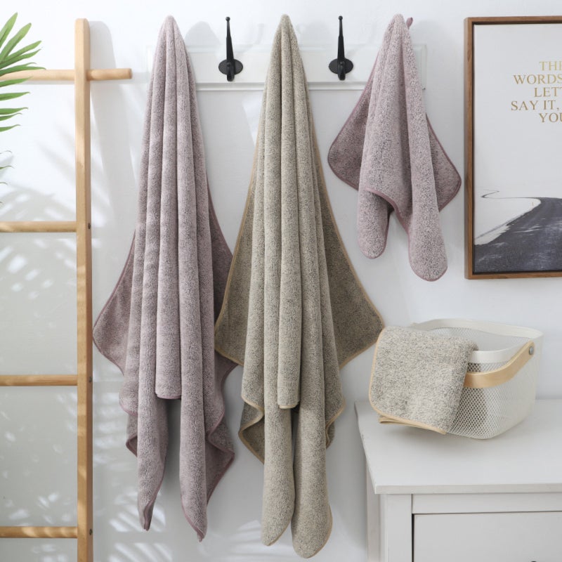 Home Decorative Beach Towel - 100% Cotton Absorbent Bath Towel - Various Colors Available - Image 4