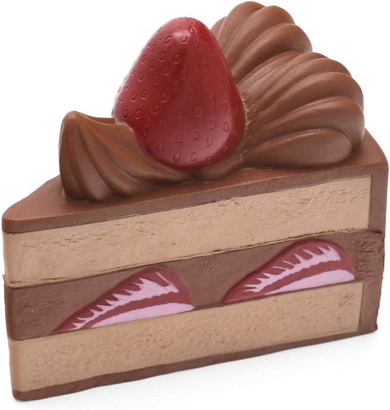 Kiibru Strawberry Shortcake Squishy Birthday Cake Squeeze Colossal Slow Rising Squishies Scented Toy Gift (Chocolate) - Image 1