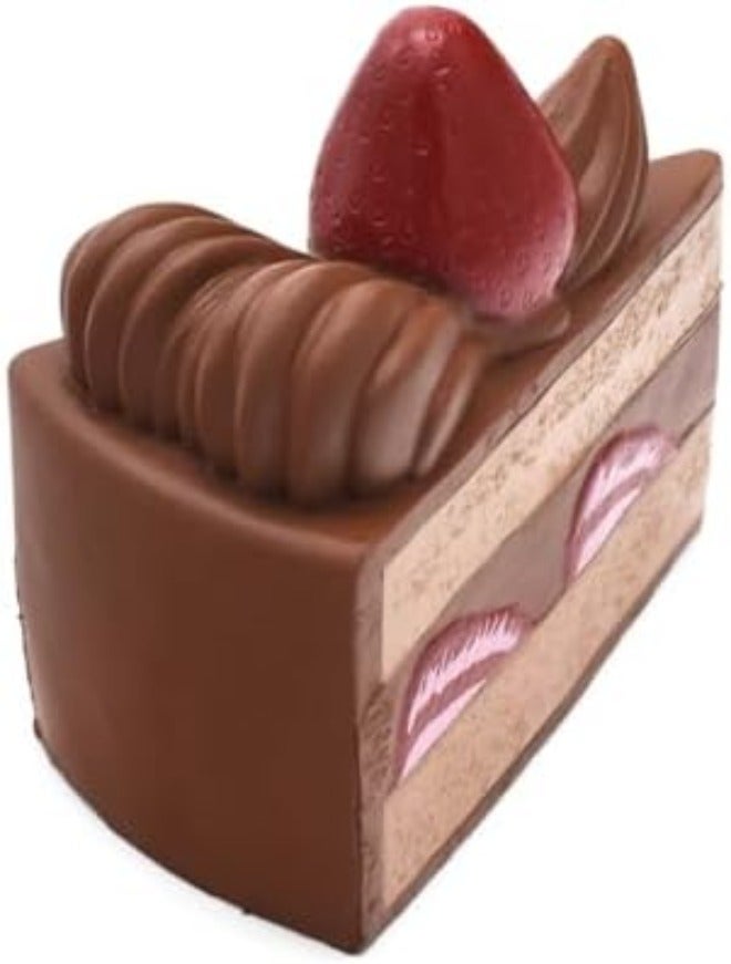 Kiibru Strawberry Shortcake Squishy Birthday Cake Squeeze Colossal Slow Rising Squishies Scented Toy Gift (Chocolate) - Image 4
