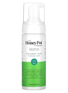 the Honey Pot company Foaming Wash Cucumber Aloe 5.51 fl oz (163 ml) 