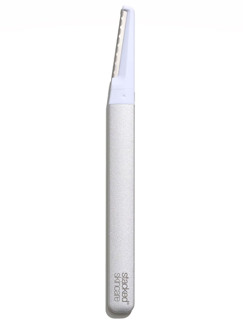 StackedSkincare Professional Dermaplaning Tool for Women – Metal Handle, Replaceable Blade, Smooth Skin & Peach Fuzz Removal, At-Home Exfoliation Razor - Image 1