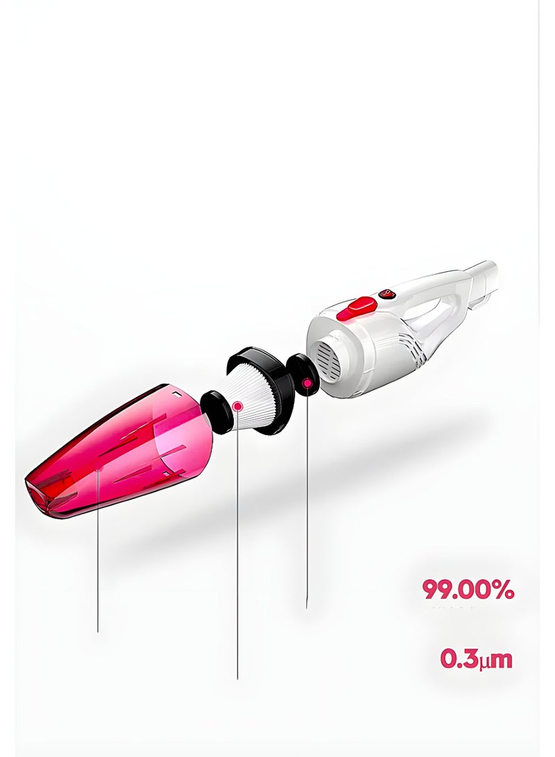 Denx Handheld Vacuum Cleaner – 650W Power, 14kPa Suction, 1L Dust Capacity, Low Noise, 4m Cord, DX2065 - Image 1