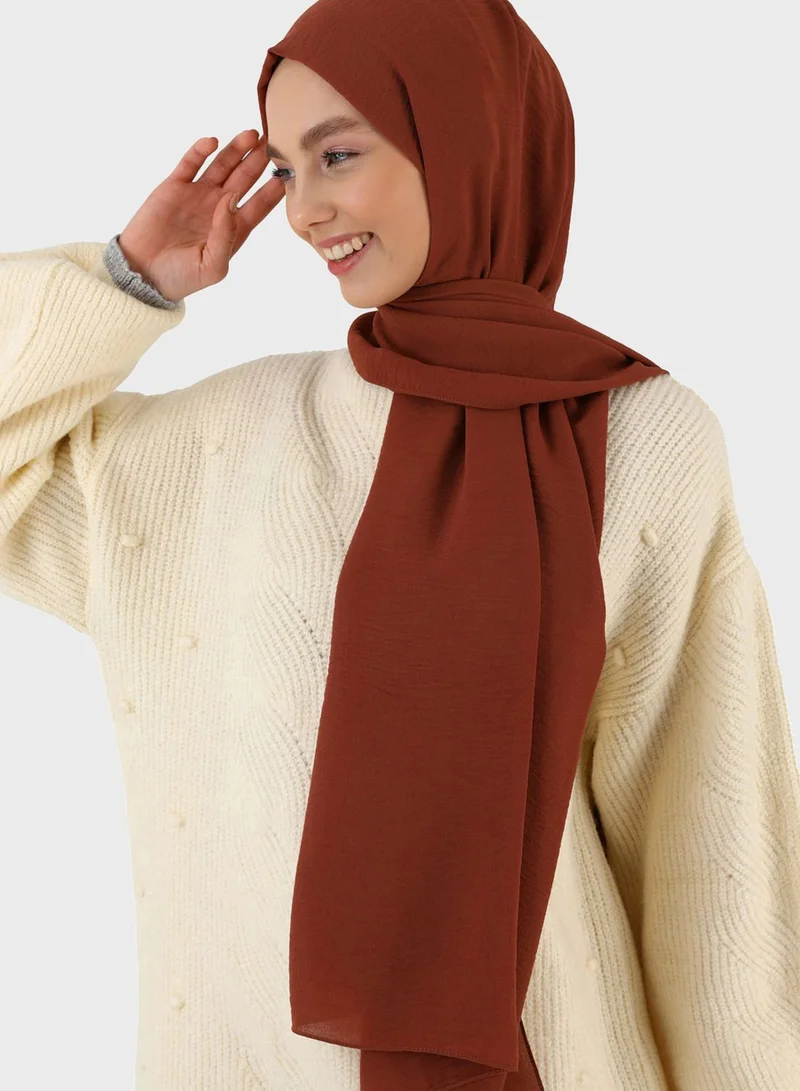 Tuva Shawl by Modanisa Crepe Jazz Lightweight Scarves