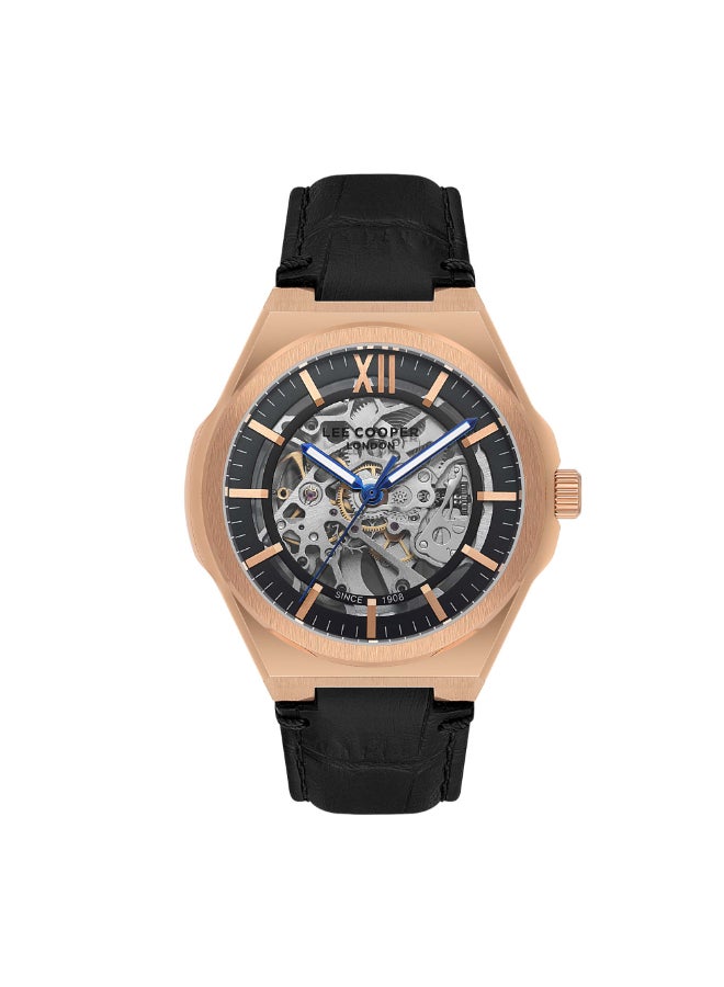 Lee Cooper Men's Leather Automatic  Watch LC08050.451 - 43 mm  - Image 1