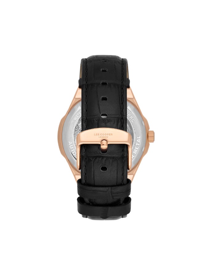 Lee Cooper Men's Leather Automatic  Watch LC08050.451 - 43 mm  - Image 3