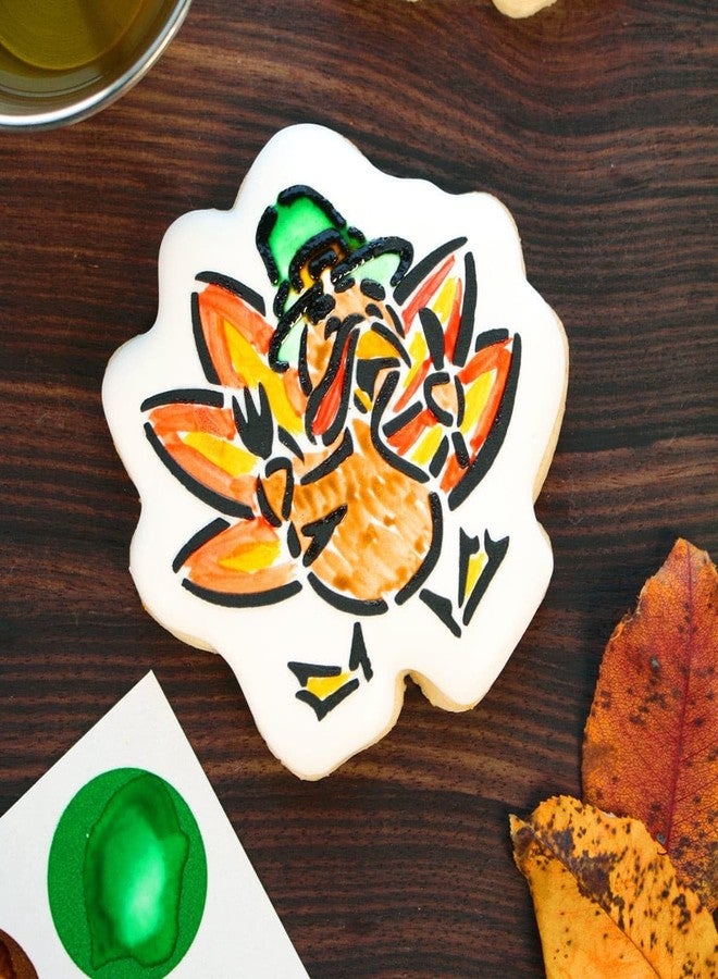 The Cookie Countess Inc The Cookie Countess Thanksgiving Turkey PYO Stencil - Drawn by Krista - Image 2