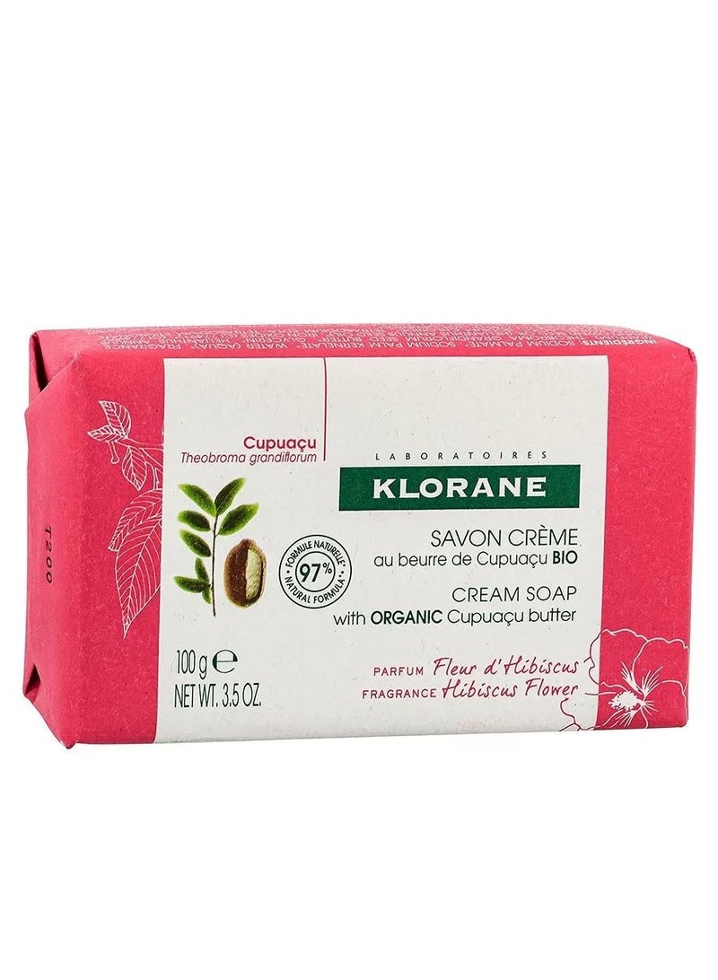 Klorane Cream Soap - Hibiscus Flower - Image 1