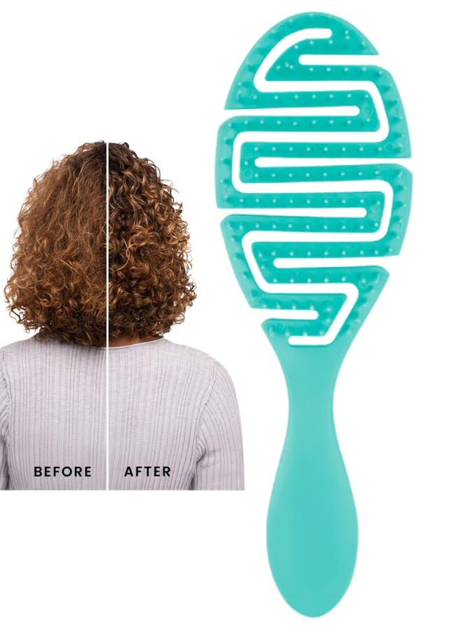 Curl Defining Brush for Curly Hair – Detangling & Styling Brush for Women & Men, Defines 2A to 4C Curls, Reduces Frizz, Perfect for Wet & Dry Hair (Assorted Colors) - Image 1