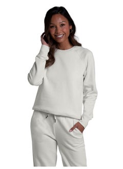 FRUIT OF THE LOOM Women'S Crafted Comfort Sweatshirts Pants & Tri Blend Tees Cream  - Image 1