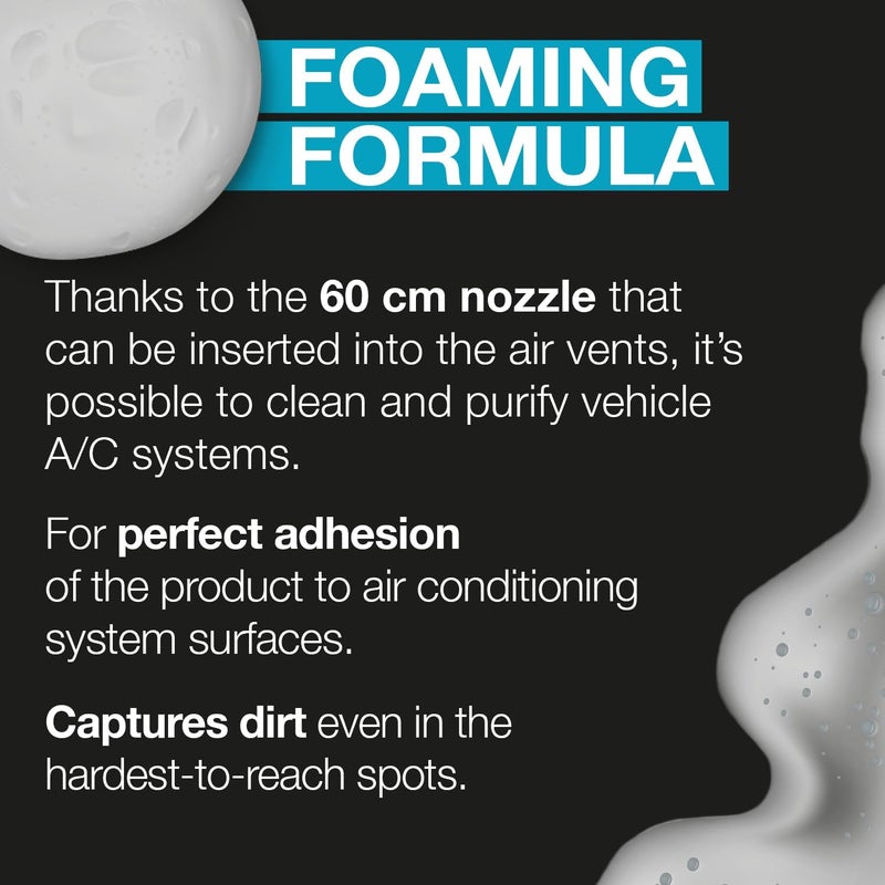 ERRECOM Evaporator Cleaner Foam, Air Conditioner Foam Cleaner, 400 mL Aerosol Can - Image 2