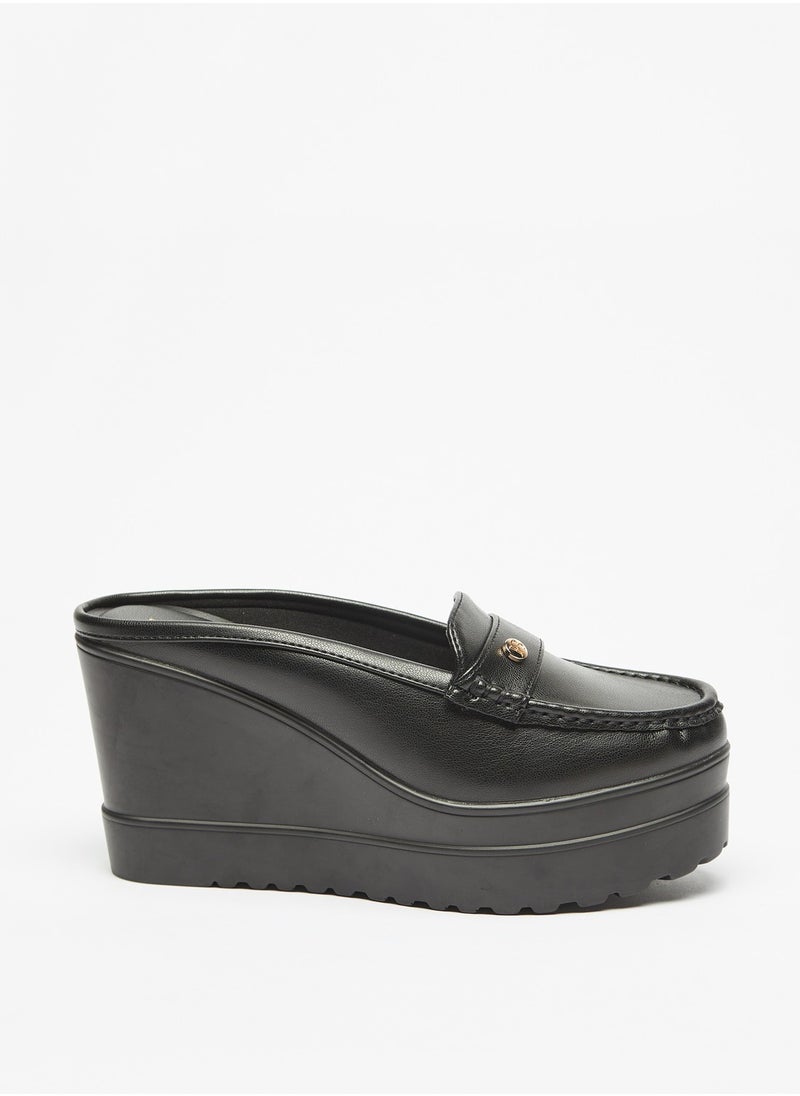 Flora Bella By Shoexpress - Womens Textured Slip-On Loafers - Image 1